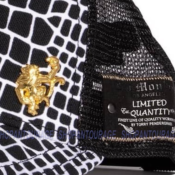 Red Monkey Croc Black RM1359 New Limited Edition Fashion Trucker Hat Cap - Picture 7 of 7